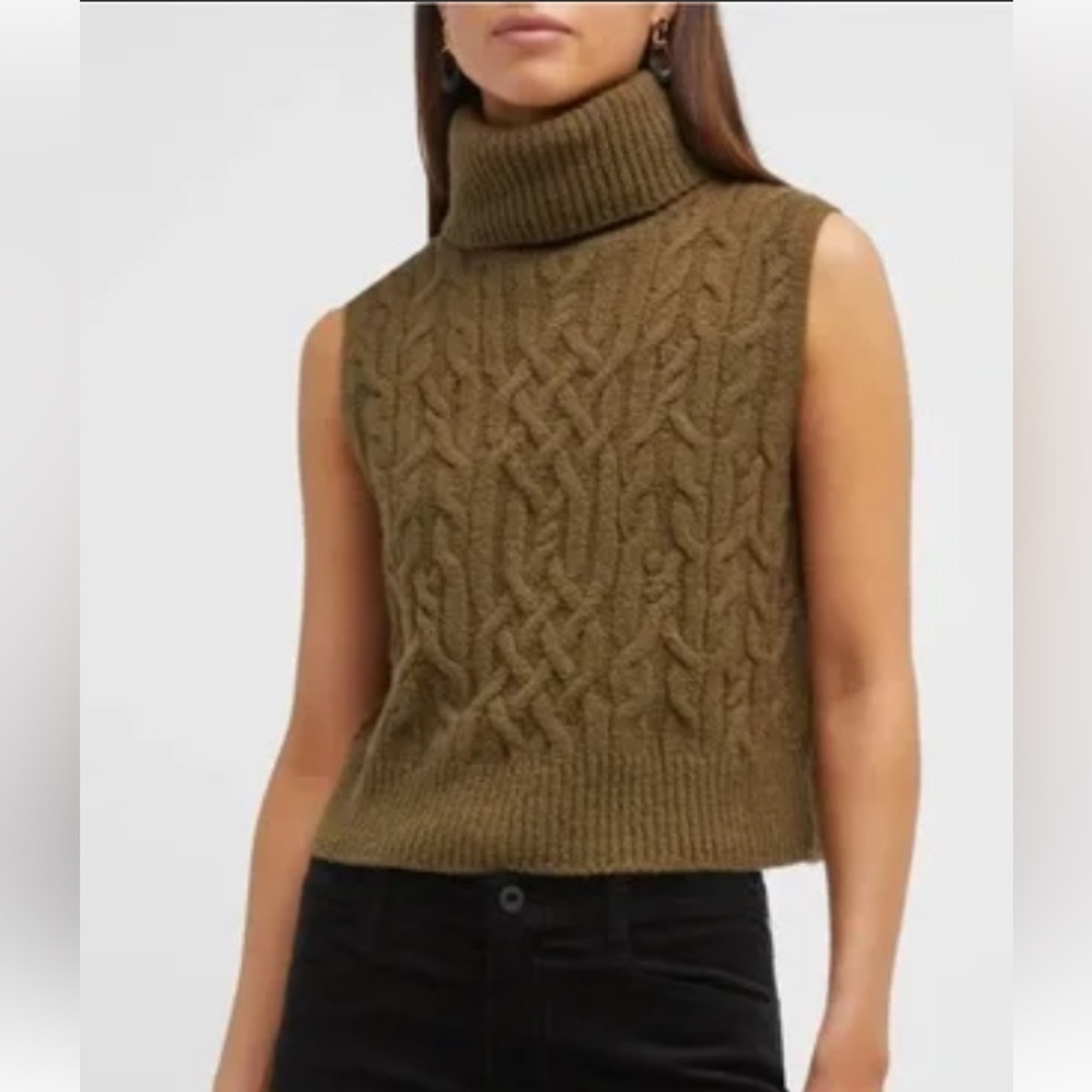 Vince cable turtleneck sweater - 100% wool NWOT